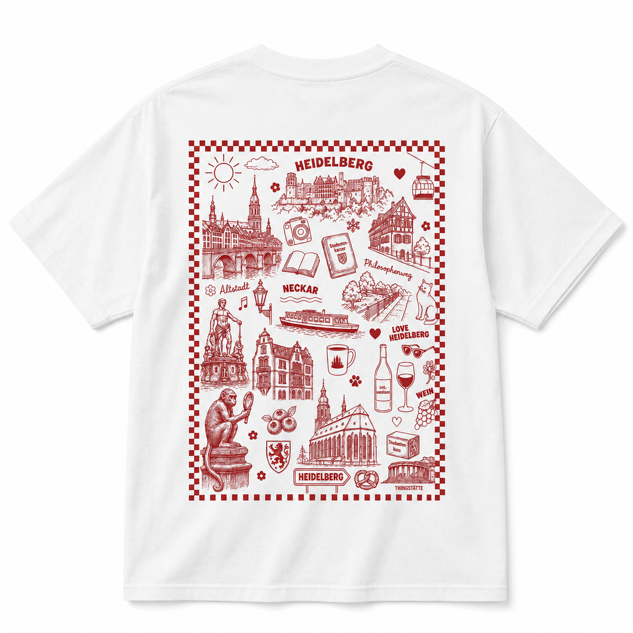 Heidelberg Edition™ – City Icons | Heavy Cotton T-Shirt 220 g/m²