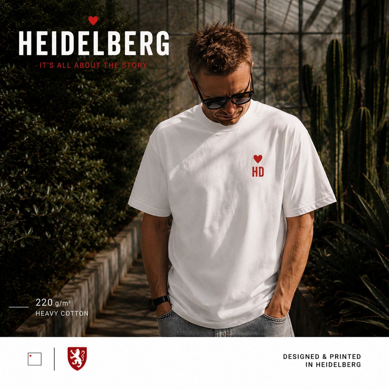 Heidelberg Edition™ – City Icons | Heavy Cotton T-Shirt 220 g/m²