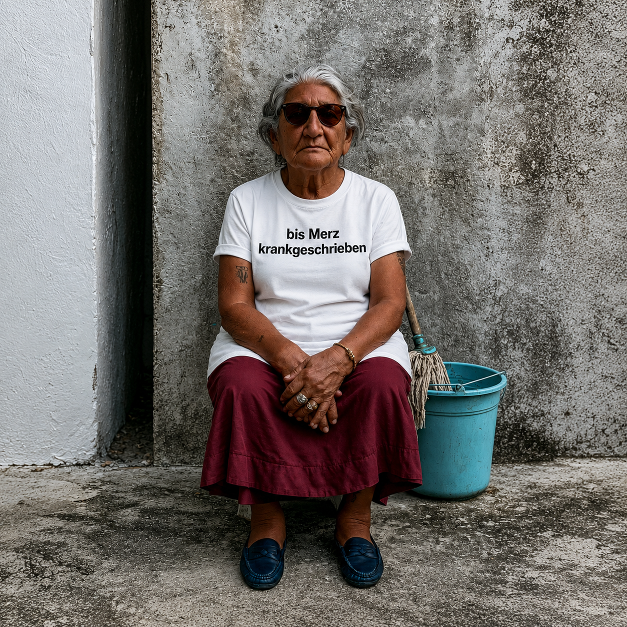 Krankgeschrieben™ – Satement-Shirt | Basic Cotton T-Shirt 145 g/m²