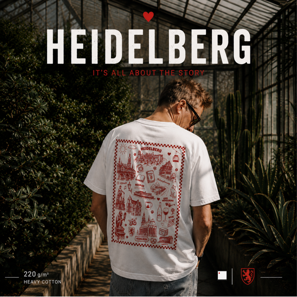 Heidelberg Edition™ – City Icons | Heavy Cotton T-Shirt 220 g/m²