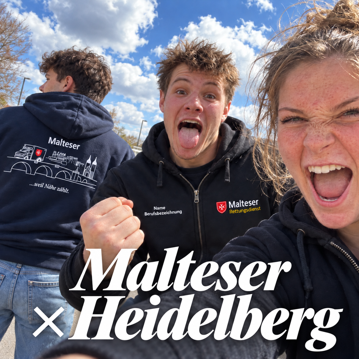 Malteser x Heidelberg | Zipper mit optionalem Namensdruck