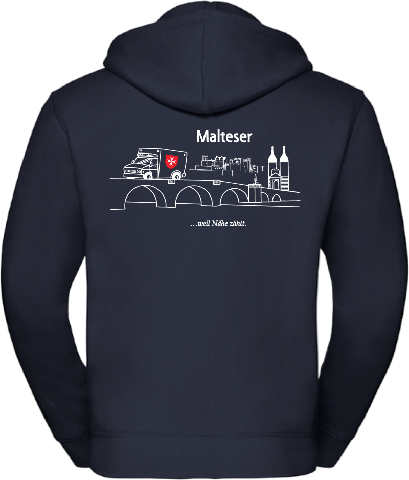 Malteser x Heidelberg | Zipper mit optionalem Namensdruck