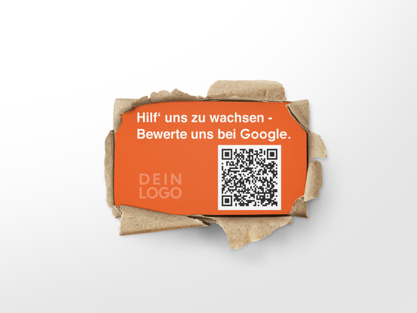 Bewertungs-Booster: QR-Visitenkarten