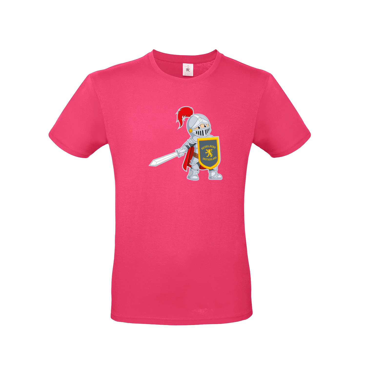 T-Shirt Kinde – print sonne. gras. Fair Wear & design ritter. i-AM