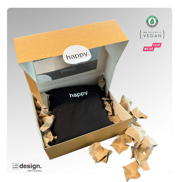 Happy. Shirt in the Box.