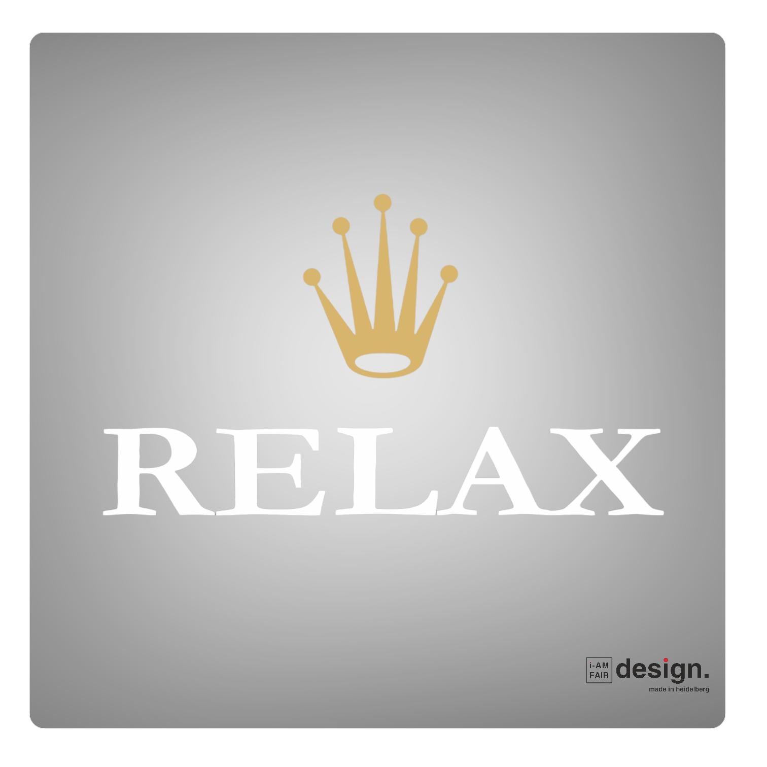 Bedrucktes T-shirt "Relax"