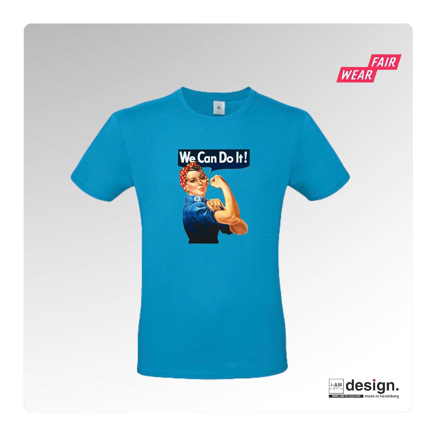 Kinder-T-Shirt "we can do it"